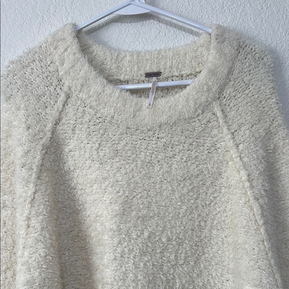 Free People Wool Blend Teddy Sweater Tunic L - Picture 3 of 7